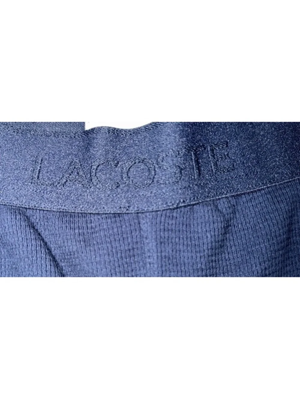 Lacoste Men's Large Navy Blue Thermal Waffle Sleep/Lounge Wear Shorts GH9022 New